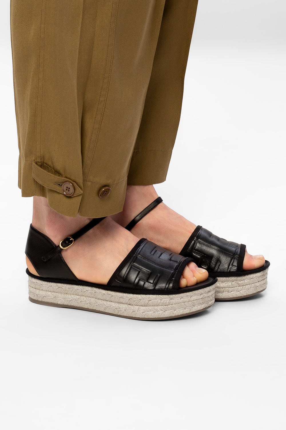 Fendi discount flatform sandals